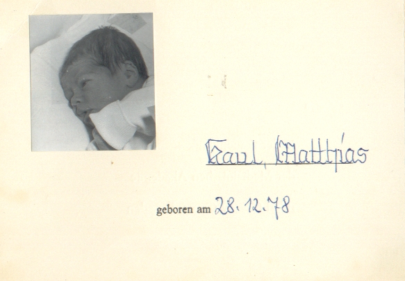 Matthias Kaul - 0003 - Geburtsschein